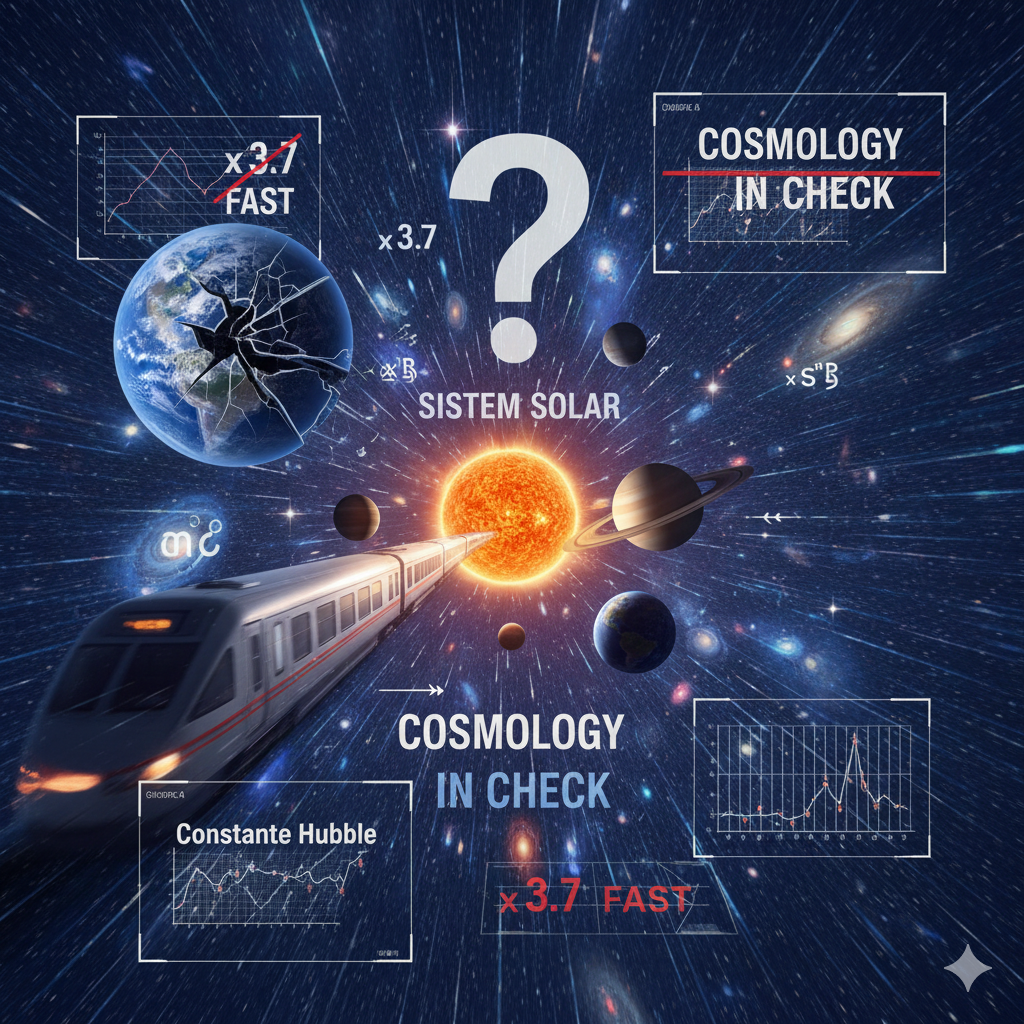 Sistema solar viaja 3 veces más rápido de lo calculado: la cosmología en jaque